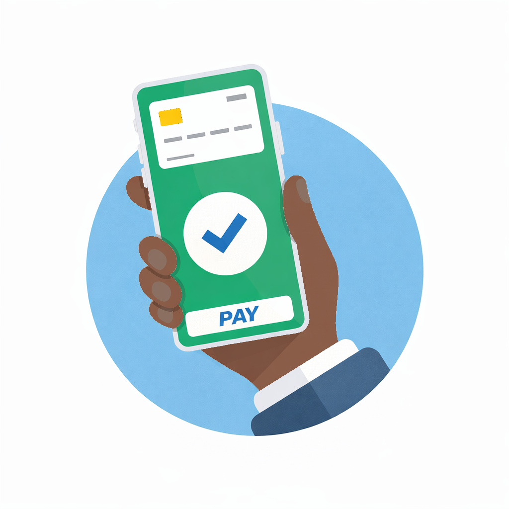 Mobile Payment Illustration